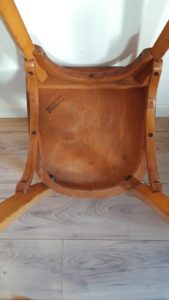 Chaise bois vintage