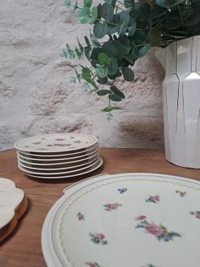 Service à gâteau Limoges Lanternier & Co