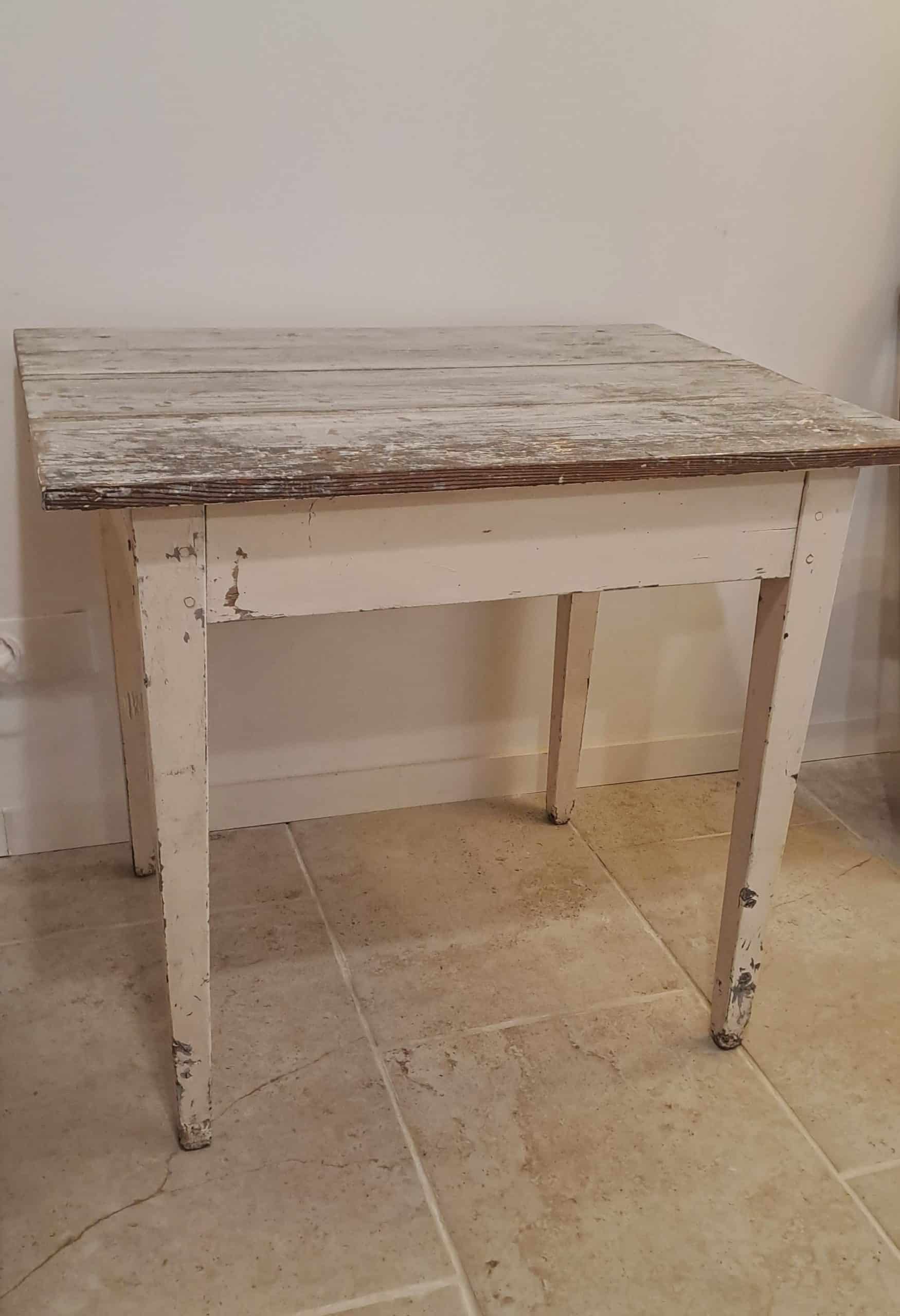 Table de ferme patinée – Image 7