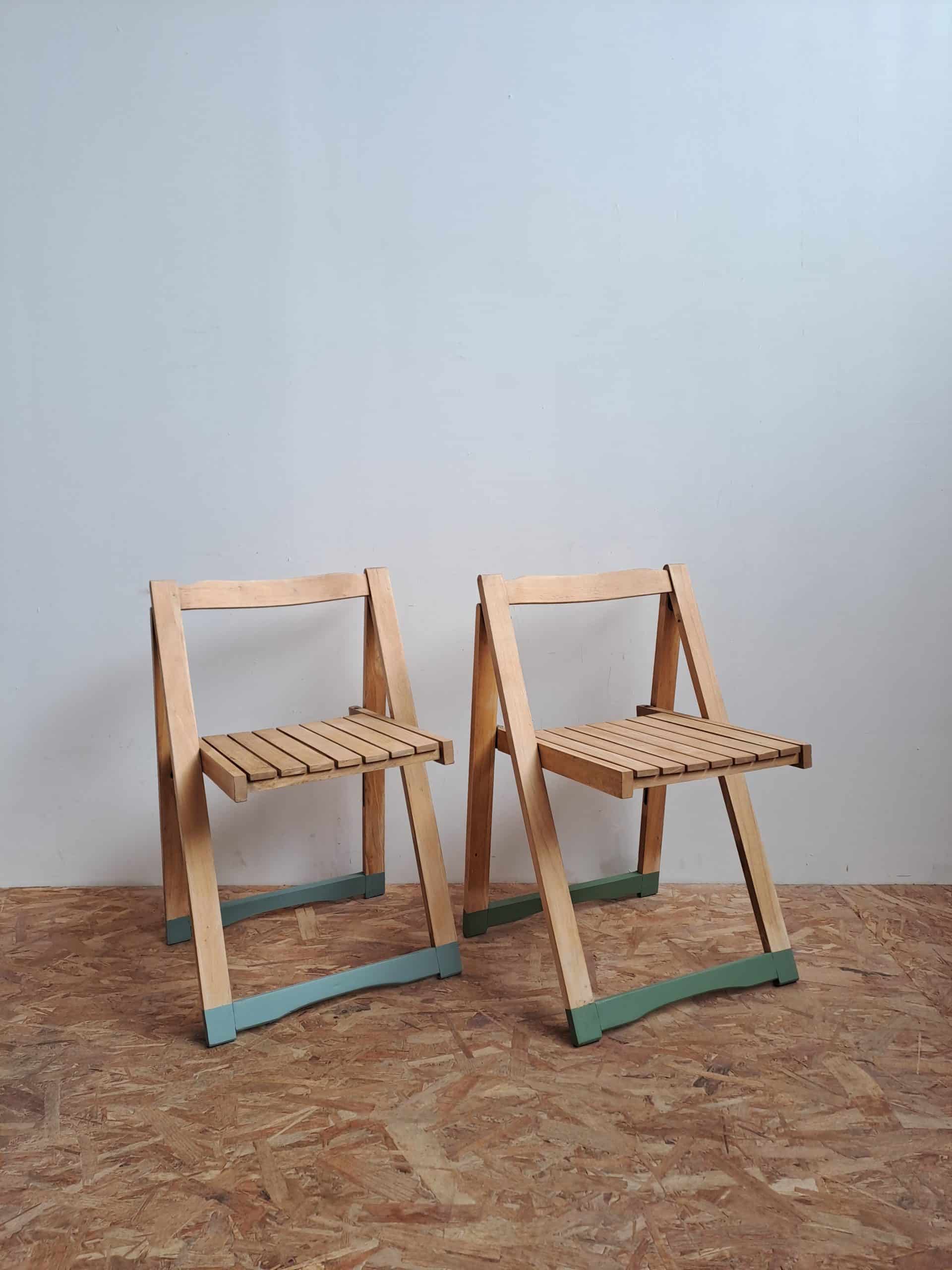 Chaise pliante Bois clair – Image 2