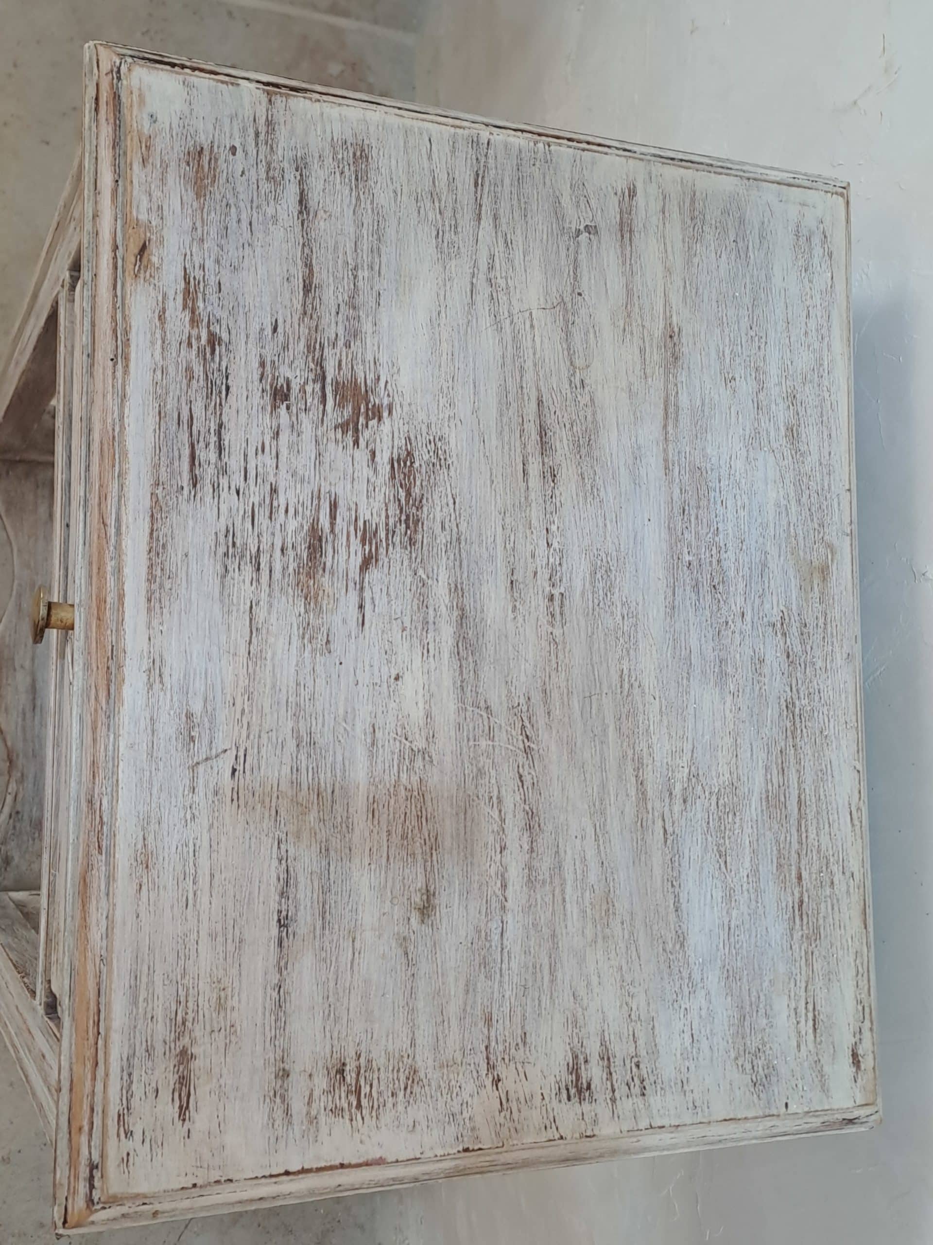 Table de chevet Art Deco Gris patinée – Image 7